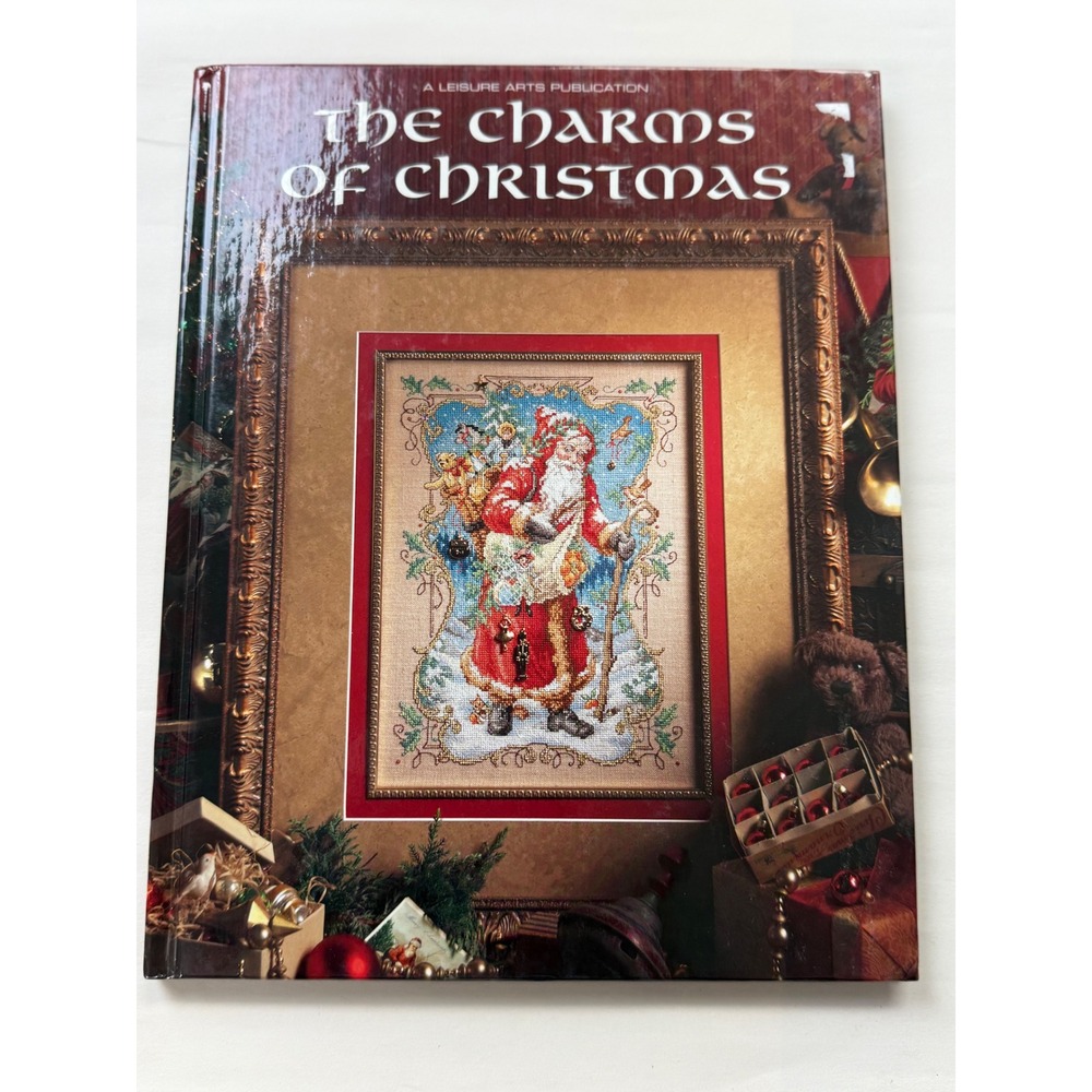 Vintage Cross Stitch Book The Charms of Christmas Holiday Needlework